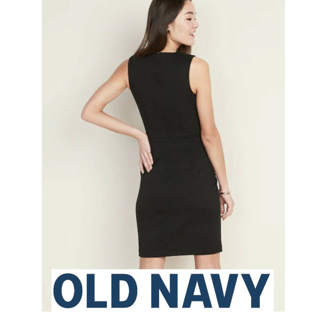 Old Navy Basic Black Sheath Dress Size Large
